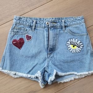 Chiara Ferragni Denim Shorts S